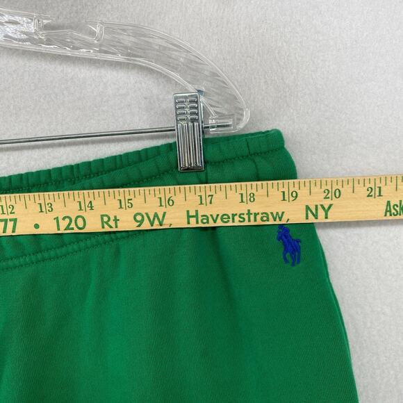 POLO RALPH LAUREN Pants Womens 2XL Fleece Athletic Jogger Sweat Drawstring Green - Picture 12 of 16
